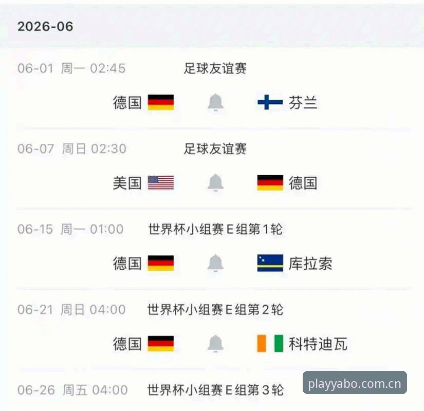 亚博品牌 德国队26人世界杯大名单深度解析:诺伊尔回归与新生代崛起